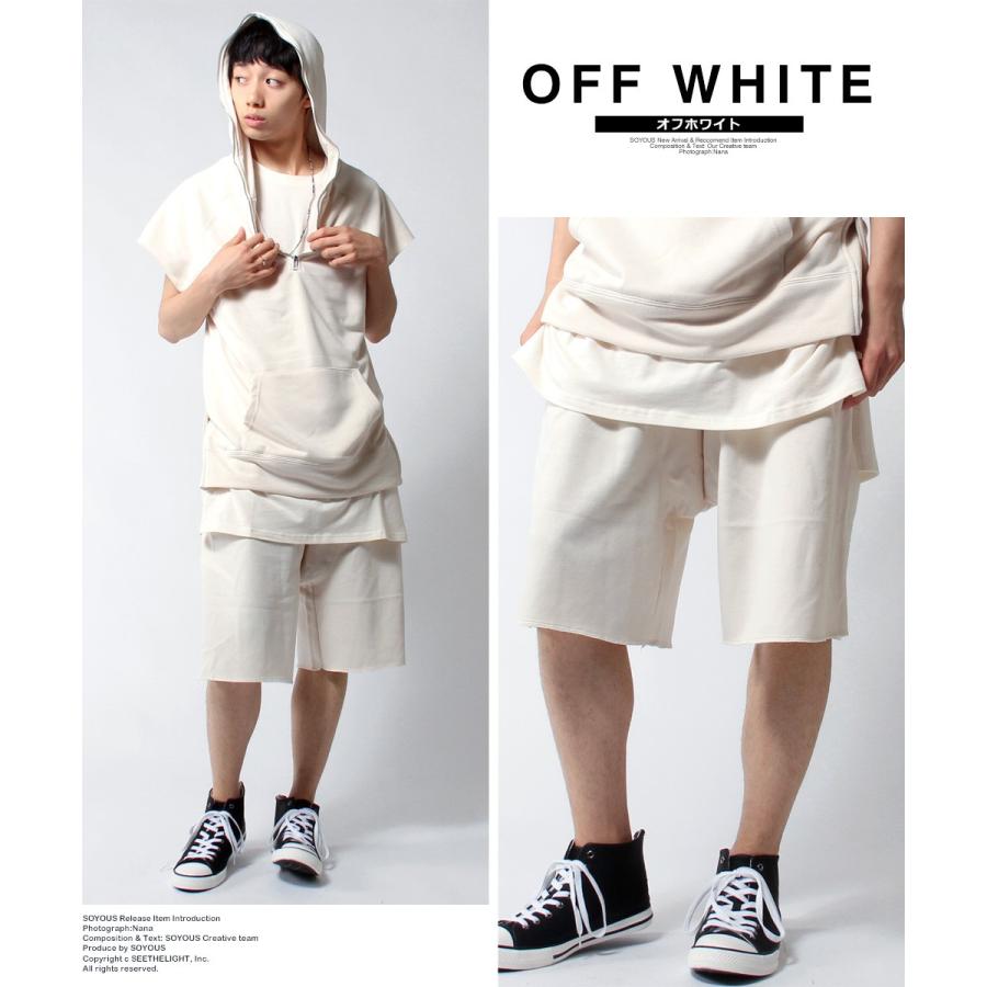 サルエル ルーズ スウェット ショート パンツ ショーツ メンズ
