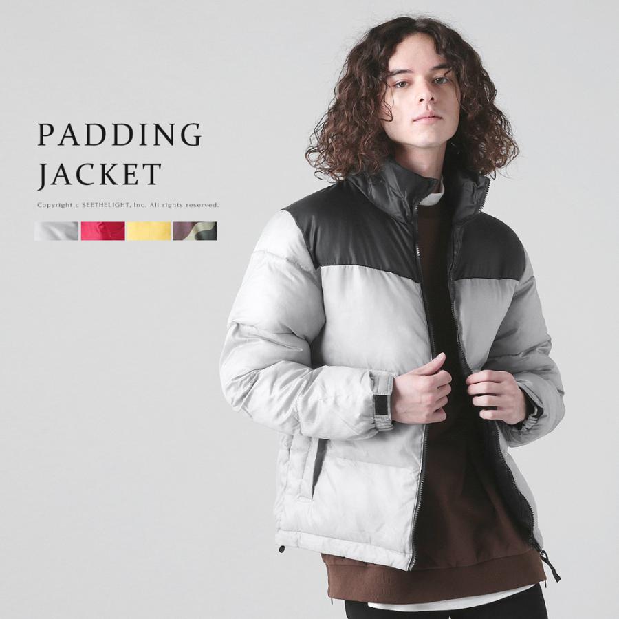 ジャケット アウター 中綿 配色 ジャケット コート メンズファッション 中綿 ジャケット ブルゾン 秋 冬 Buy Soyous ソユーズ 通販 Yahoo ショッピング