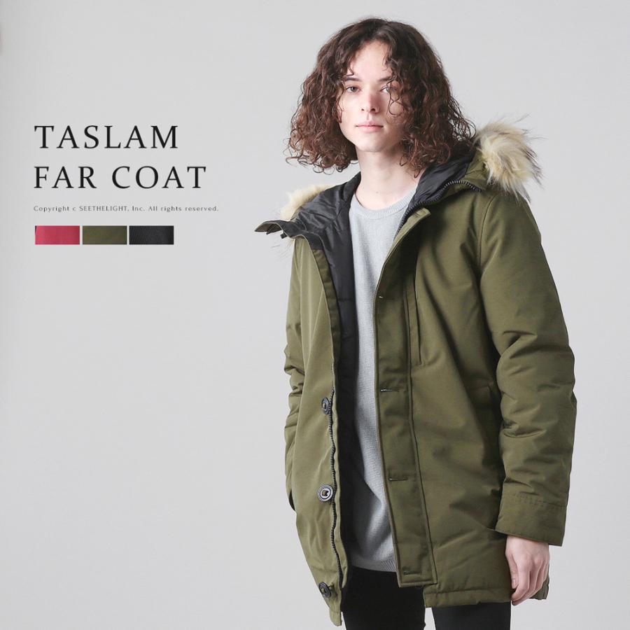 タスラン ファー 付き 中綿 コート ジャケット アウター メンズファッション メンズ 秋 冬 ロング 長袖 Buy Soyous ソユーズ 通販 Yahoo ショッピング