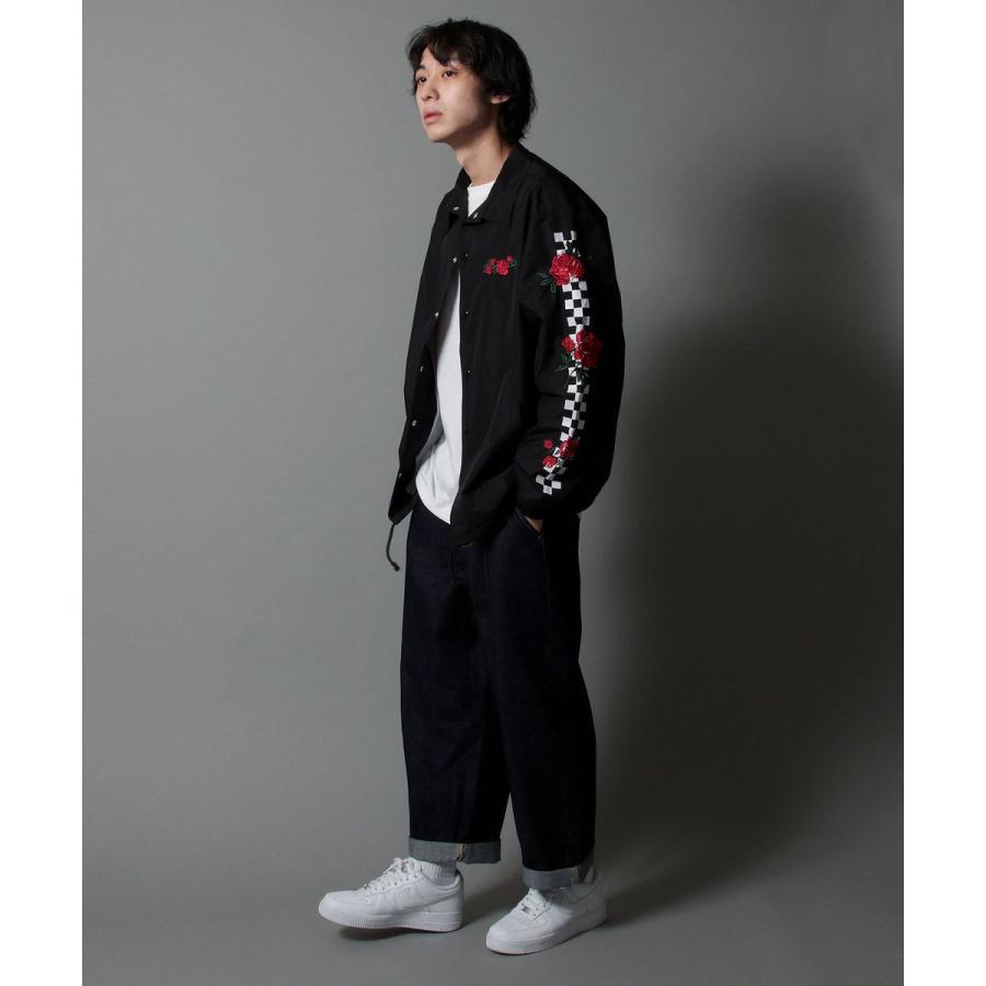 コーチ ジージャン 花柄 Onitsuka Tiger ジャケット ナイロンジャケット PRINTED COACH