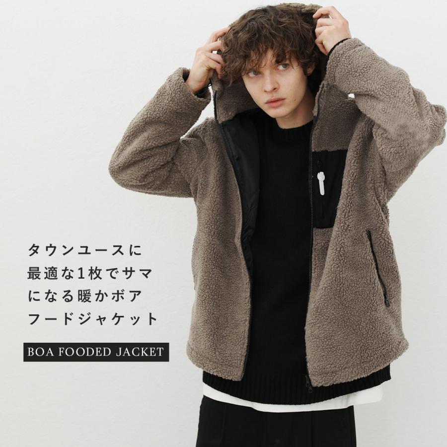ボア ブルゾン ジャケット メンズ ユニセックス ライトアウター メンズファッション 秋 冬 秋服 冬服 裏地付き 予約販売 10月中旬頃発送予定 Buy1904 Soyous ソユーズ 通販 Yahoo ショッピング