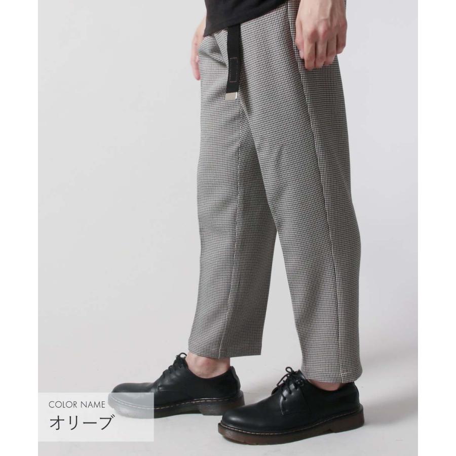 スラックス メンズ ガンクラブ チェック 1タック トラウザー パンツ