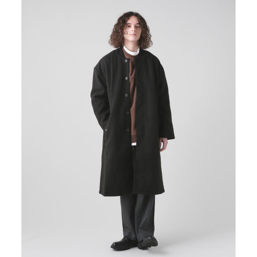 オーバーサイズ ノーカラー ロングコート ロング コート ビッグシルエット ルーズ ロング丈 メンズ 春 秋 冬 19fw トレンド Buy Soyous ソユーズ 通販 Yahoo ショッピング