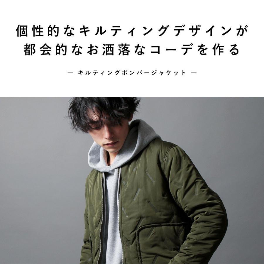 ジャケット アウター ブルゾン MA-1 キルティング メンズ ファッション