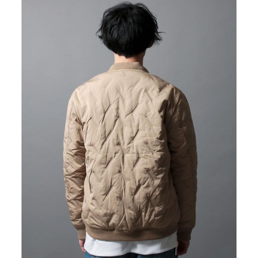 BEIGE, キルティングブルゾン　MA-1 ベージュ ジャケット アウター ブルゾン MA-1 キルティング メンズ ファッション