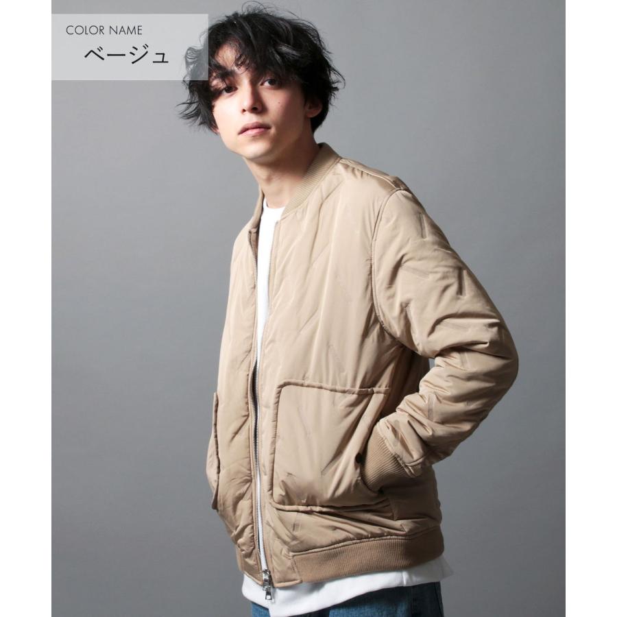 ジャケット アウター ブルゾン MA-1 キルティング メンズ ファッション