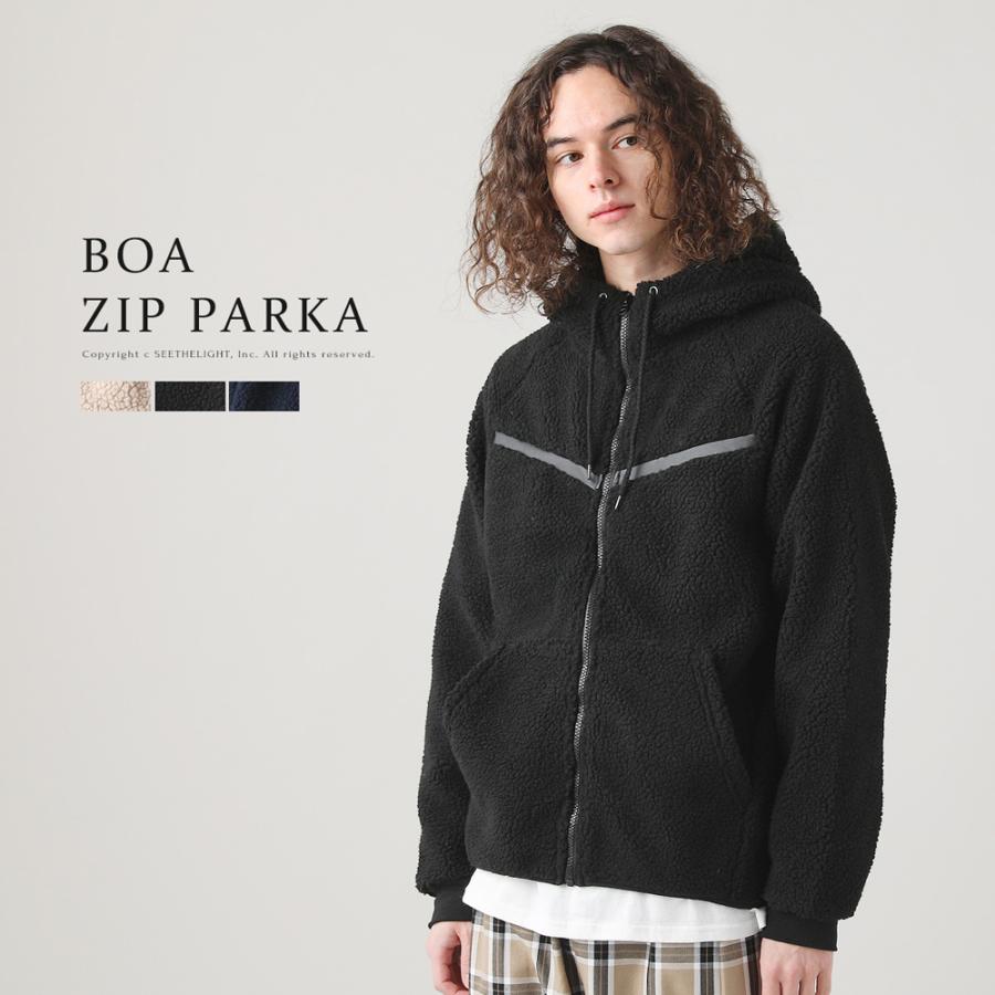 ボア ジップ パーカー フード ジャケット アウター メンズ ファッション 秋 冬 春 裏メッシュ 切り替え ジップ パーカー Buy1900 Soyous ソユーズ 通販 Yahoo ショッピング