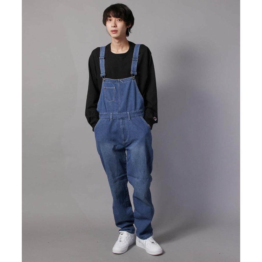 デニム ツイル オーバーオール メンズ 綿100% オールインワン