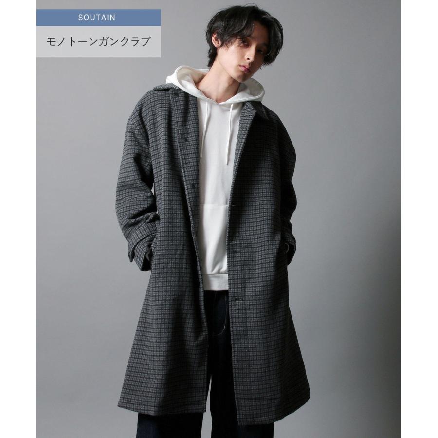 チェスター ステンカラー コート アウター 冬 メンズ ファッション オーバーサイズ 先染めシャギー Buy Soyous ソユーズ 通販 Yahoo ショッピング