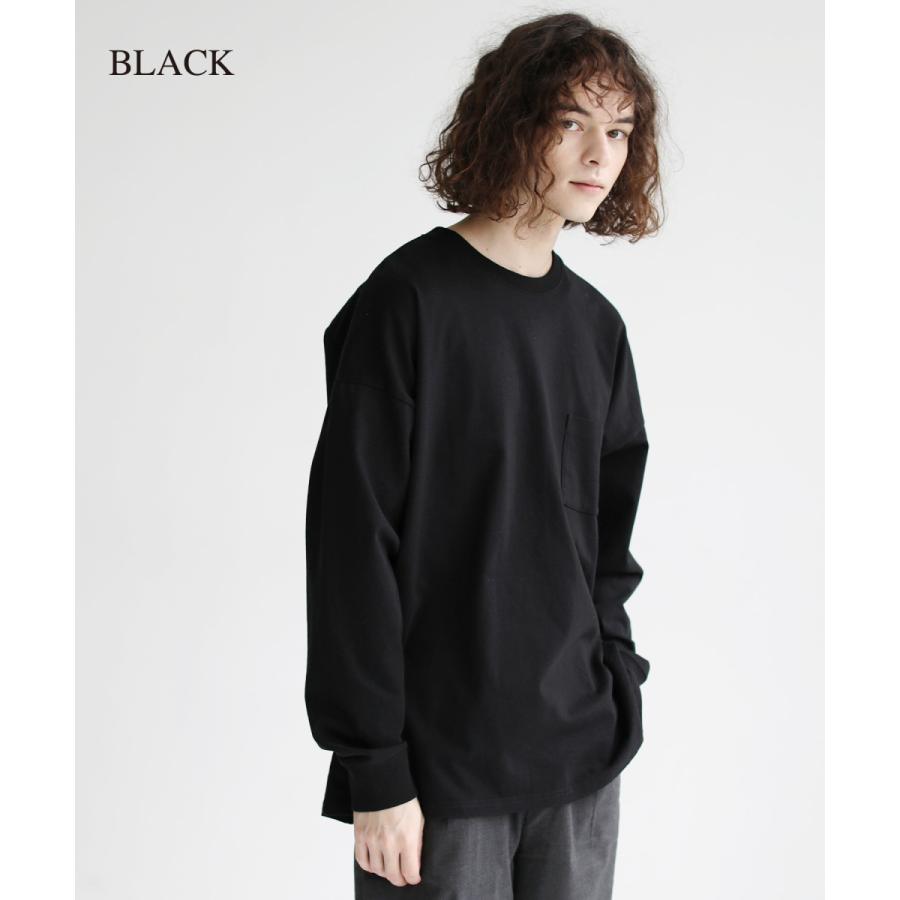 Tシャツ カットソー ロンT ポケT 長袖 クルーネック メンズ 秋 春 MVS