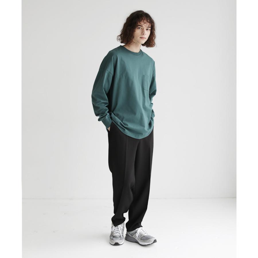Tシャツ カットソー ロンT ポケT 長袖 クルーネック メンズ 秋 春 MVS