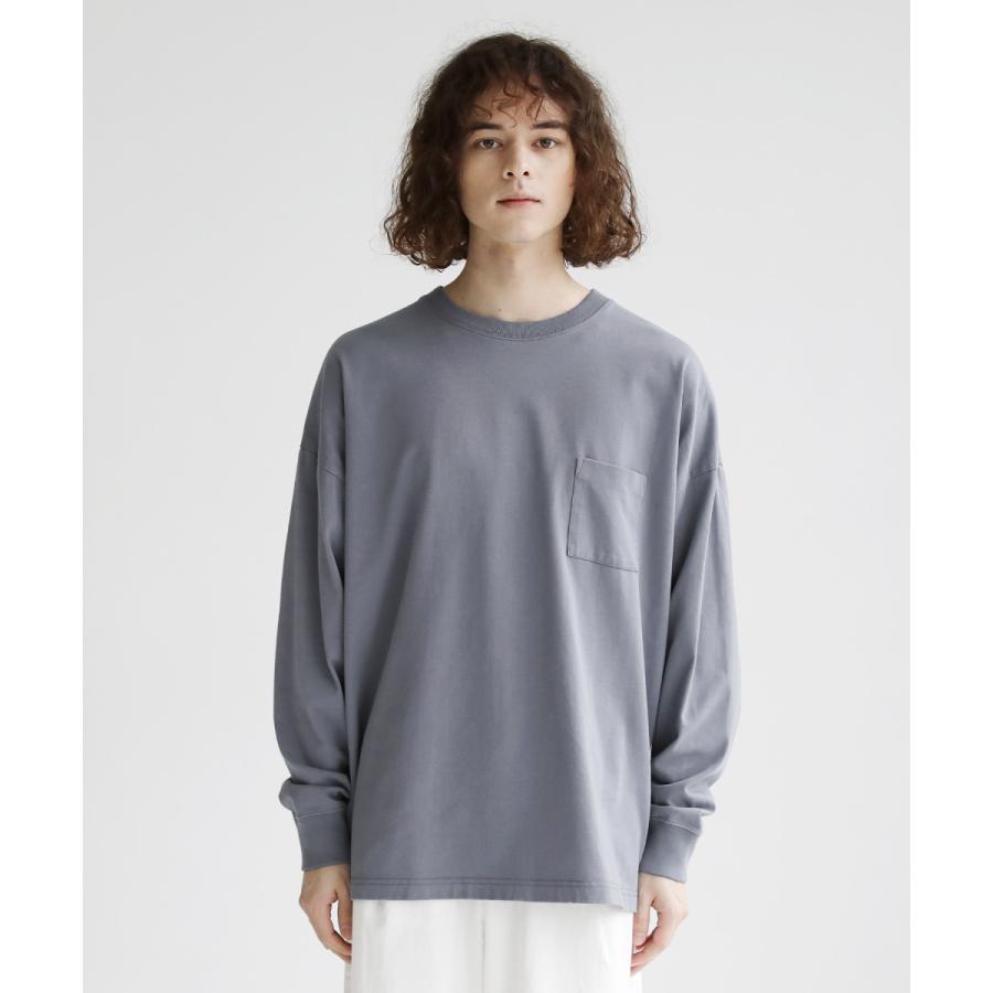 Tシャツ カットソー ロンT ポケT 長袖 クルーネック メンズ 秋 春 MVS
