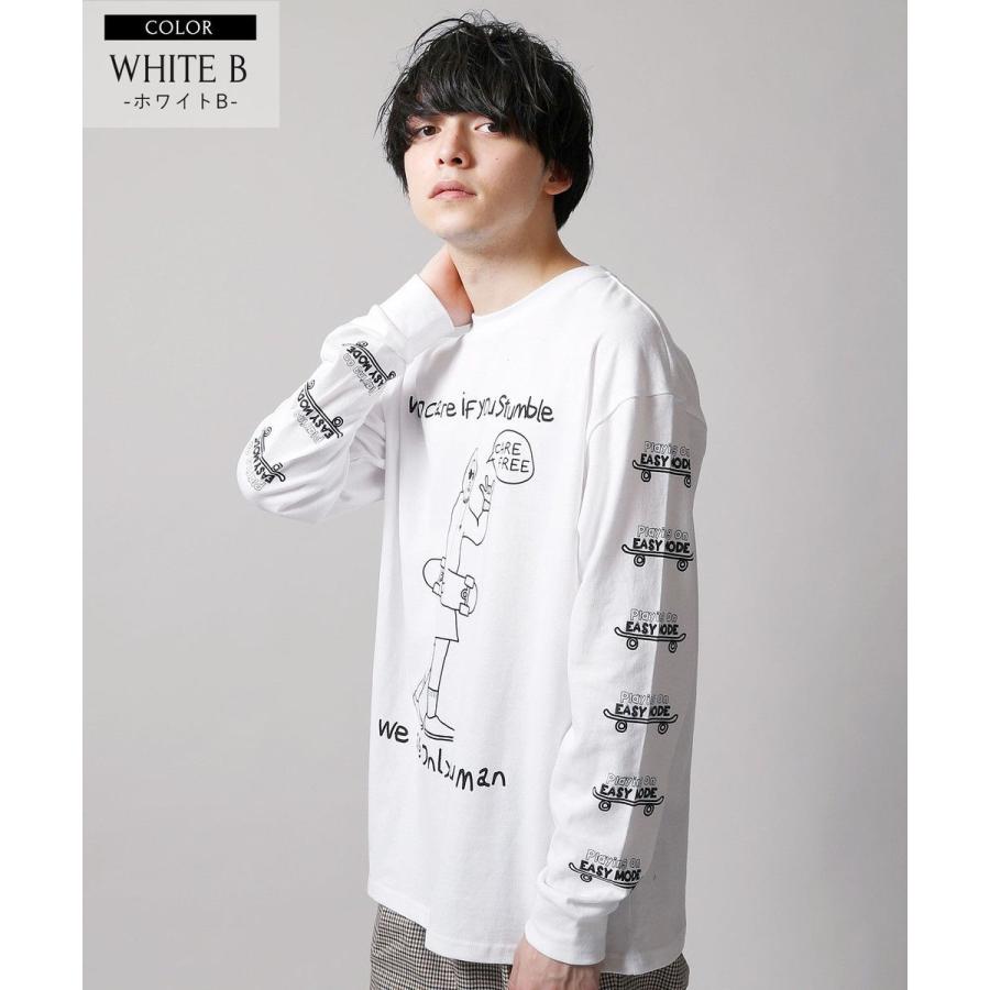 Tシャツ 長袖 メンズファッション 春 秋 冬 プリントTシャツ
