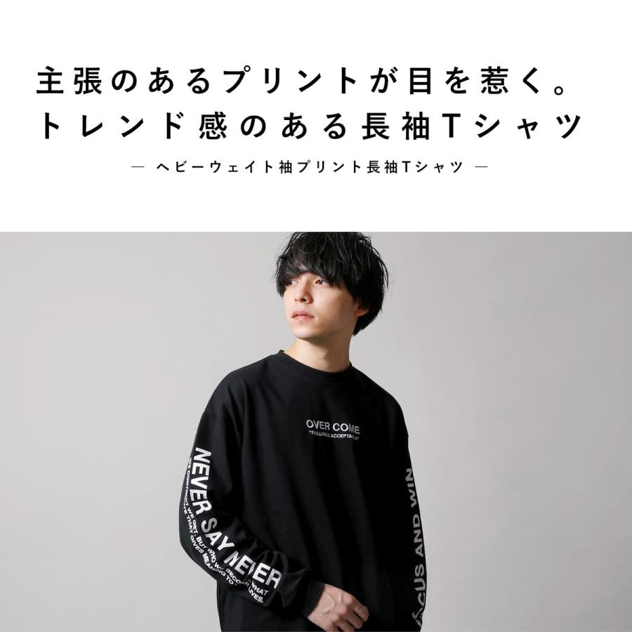 Tシャツ プリント 長袖 メンズ ファッション 春 夏 秋 冬 ヘビーウェイト 袖プリント Buy0111 Soyous ソユーズ 通販 Yahoo ショッピング