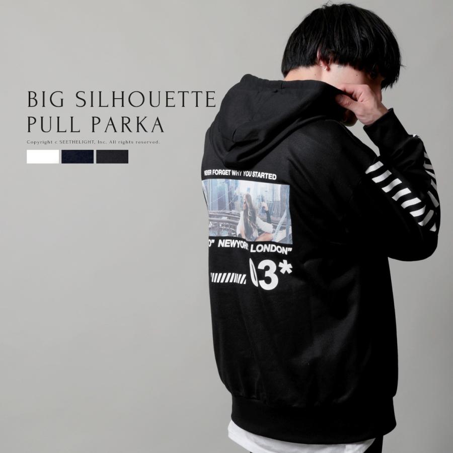 プルパーカー メンズ ファッション プリントプルオーバーパーカー ビックシルエット ガールズフォト Buy0115 Soyous ソユーズ 通販 Yahoo ショッピング