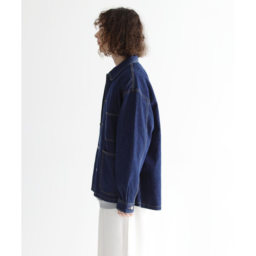DENIME インディゴデニム カバーオール S ジャケット 10oz デニム カバーオール メンズ 秋 春 秋服 春服