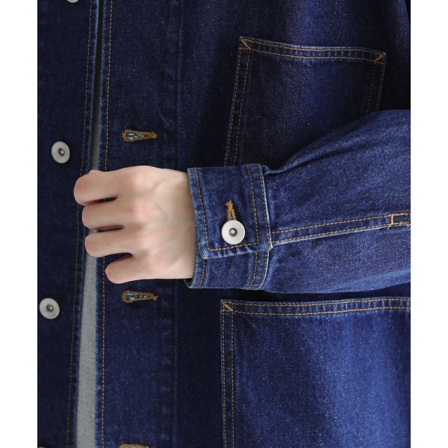 ジャケット 10oz デニム カバーオール メンズ 秋 春 秋服 春服