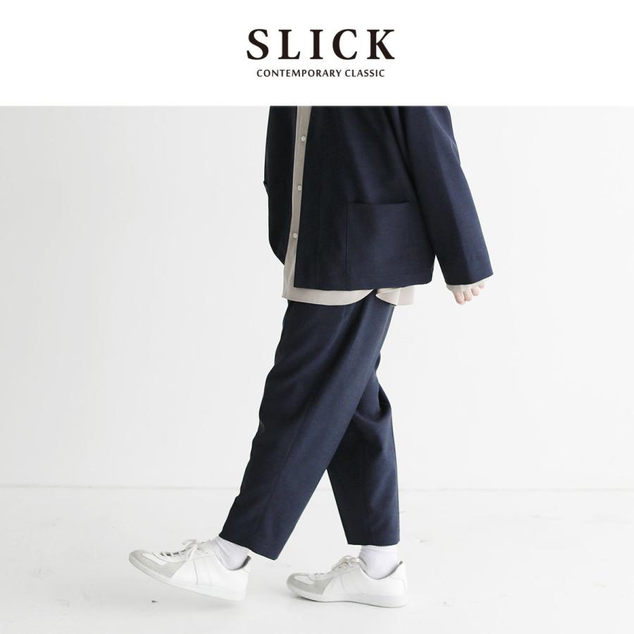 スラックス メンズ フラッカーサ テーパード スラックス パンツ 春 夏 秋 SLICK スリック 5155715｜soyous｜05