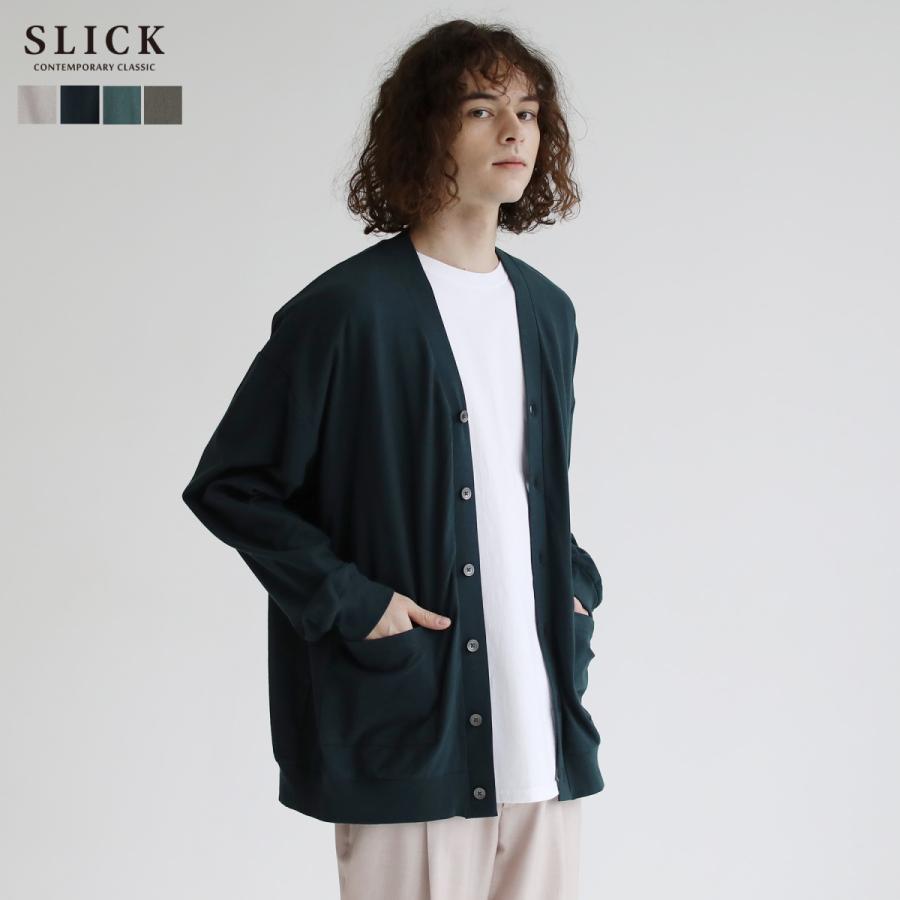 カーディガン メンズ 春 秋 ファッション Vネックカーディガン ドライ アムンゼン コットン Slick スリック Buy Soyous ソユーズ 通販 Yahoo ショッピング