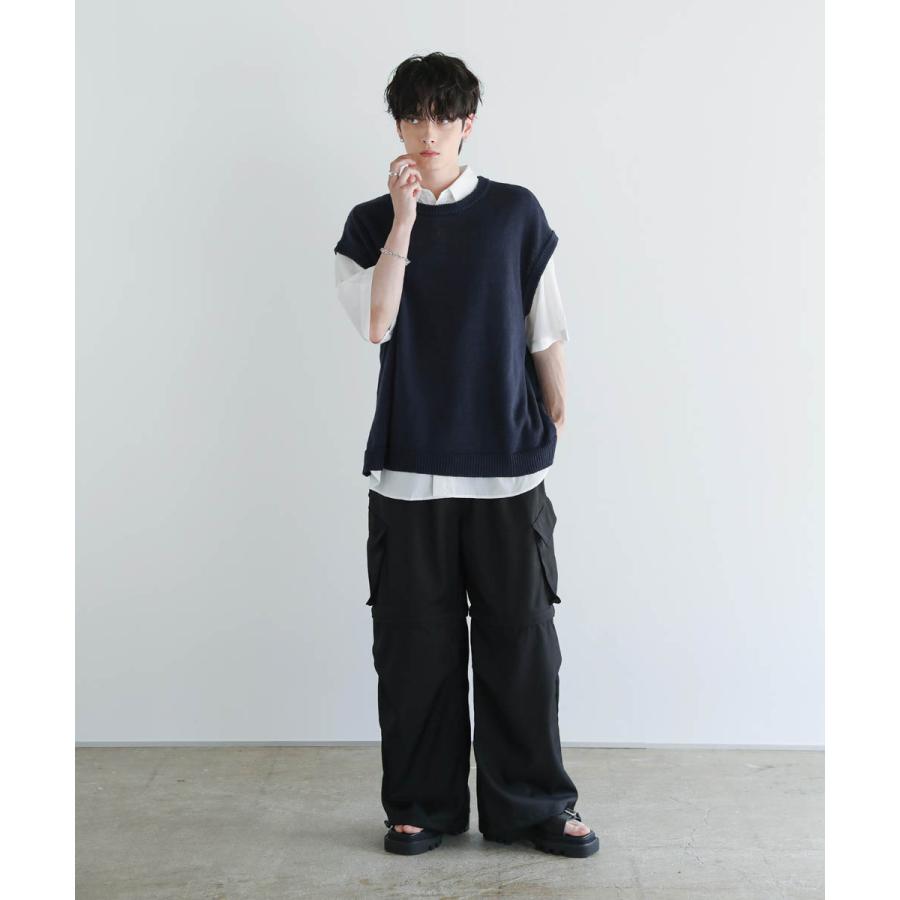 ベスト メンズ 綿麻 ニットベスト サマーニット 春 夏 M L XL ベスト メンズ 綿麻 ニットベスト サマーニット 春 夏 M L XL