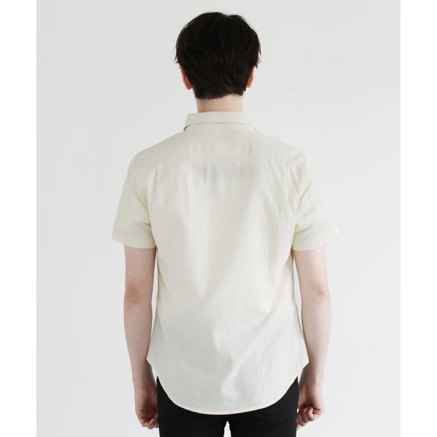 リネンシャツ メンズ 七分袖 半袖 綿麻シャツ シャツ メンズ