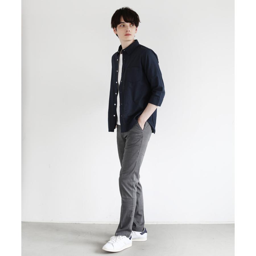 リネンシャツ メンズ 七分袖 半袖 綿麻シャツ シャツ メンズ