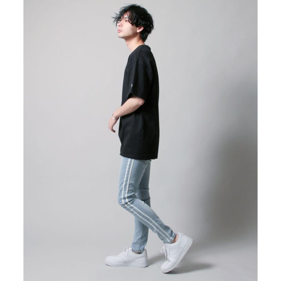 スキ二― メンズ デニム ジーンズ ボトムス デニムパンツ サイドライン