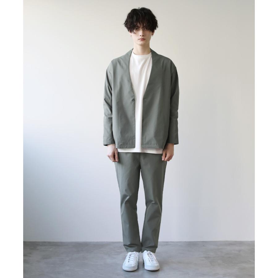 【セットアップ】ノーリーズソフィー ノーカラージャケット&テーパードパンツ 楽天市場】セットアップ ノーカラー ジャケット パンツ 2点