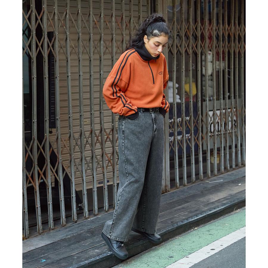 スウェット プルオーバー メンズ レディース  ハーフジップ オーバーサイズ  ビッグシルエット ユニセックス |  | 17