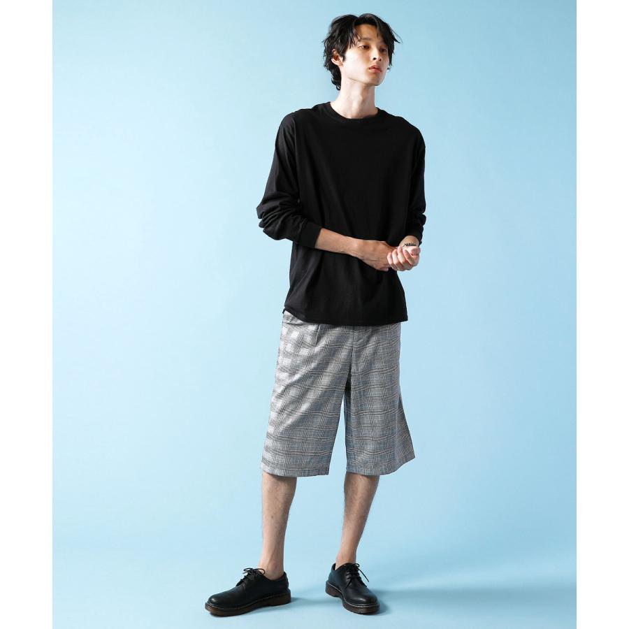ワイドパンツ メンズ ショートパンツ 夏 ショーツ TR ストレッチ