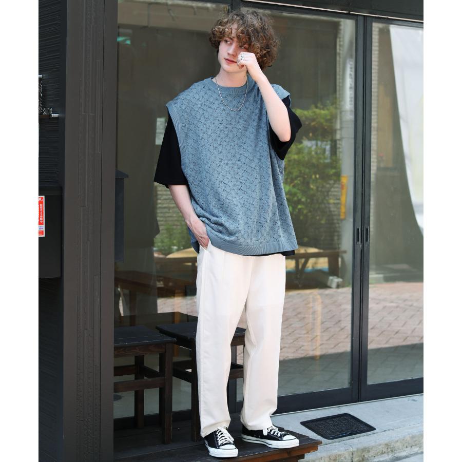 シェフパンツ ワイド パンツ ボトムス メンズ ユニセックス