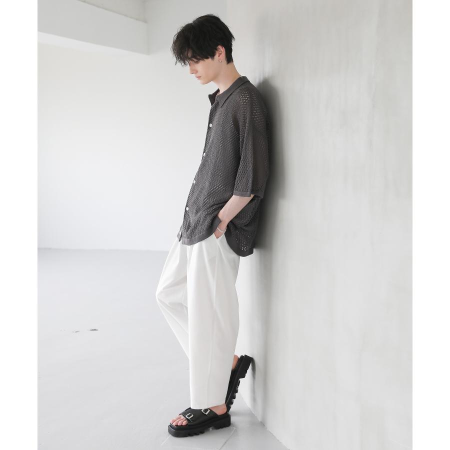 SOYOUS 綿麻 リネン ワイドパンツ メンズ クロップドパンツ SOYOUS 綿麻 リネン ワイドパンツ メンズ クロップドパンツ