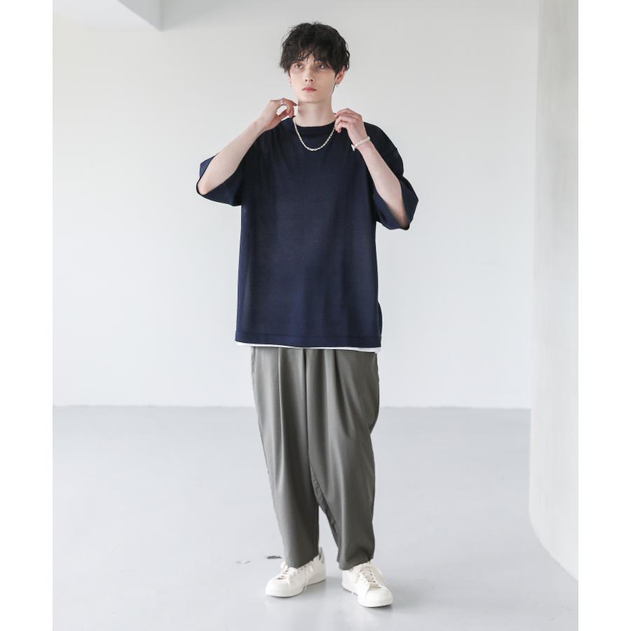SOYOUS 綿麻 リネン ワイドパンツ メンズ クロップドパンツ SOYOUS 綿麻 リネン ワイドパンツ メンズ クロップドパンツ