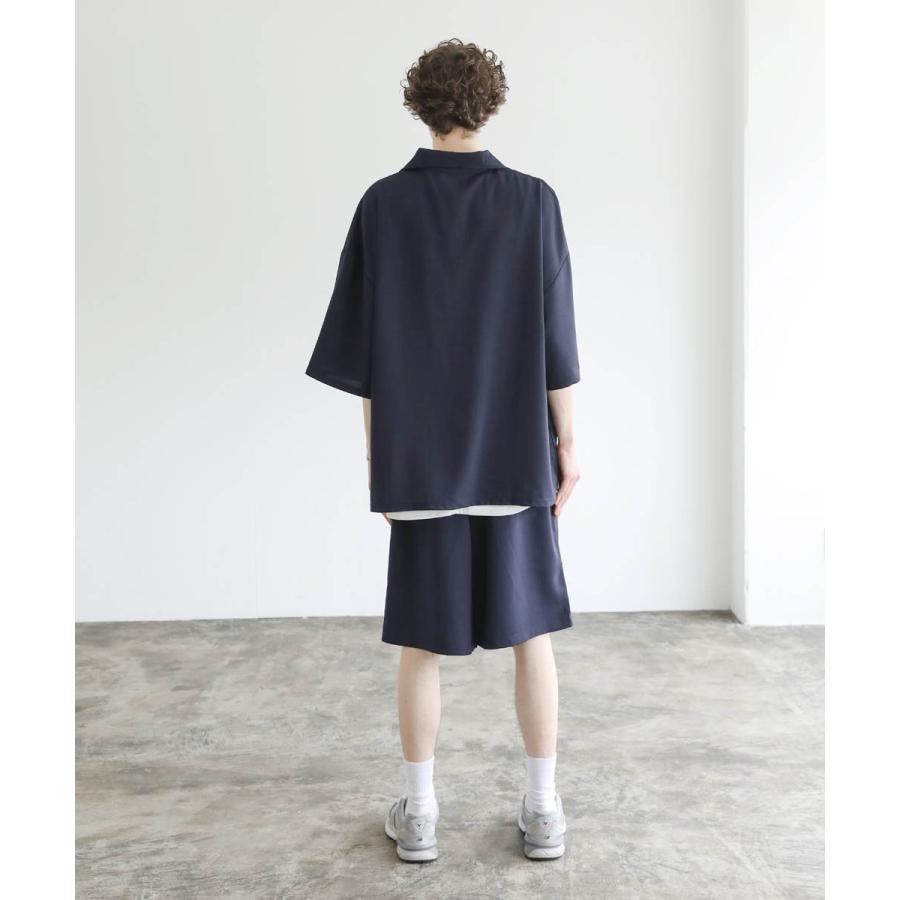 3点セット セットアップ メンズ 夏 夏服 春夏 シャツ 半袖 5分袖シャツ