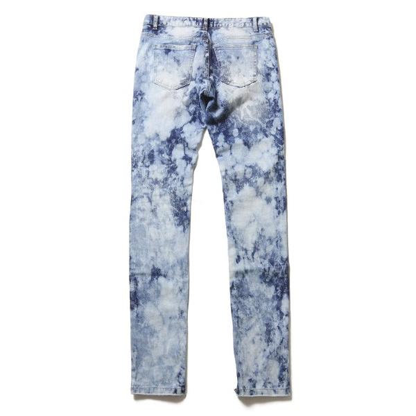 mnmiハードクラッシュデニム 29 ハードブリーチ クラッシュ 裾 ZIP デニム メンズ : SOYOUS