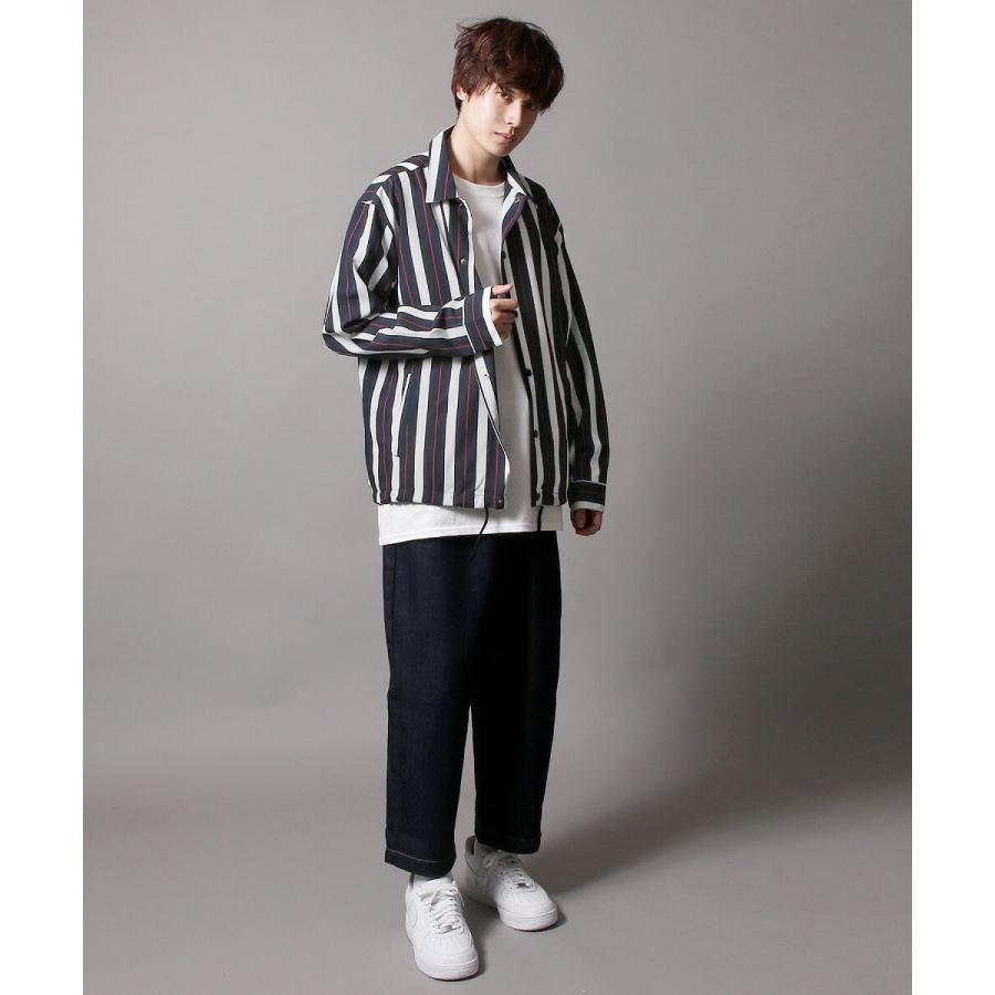 マルチストライプ バティックパターン 19fw アウター コーチジャケット ジャケット ストライプ トレンド メンズ ラフタッチ リキュールパターン 冬 春 秋 日本最大級 ラフタッチ