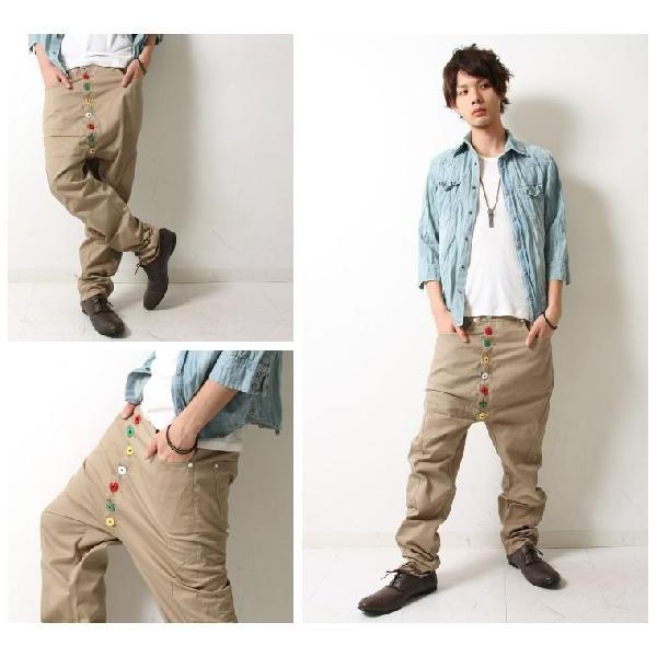 ✿もゆる✿センソユニコ✿ サルエルパンツ 赤い模様 linm01204_2.jpg