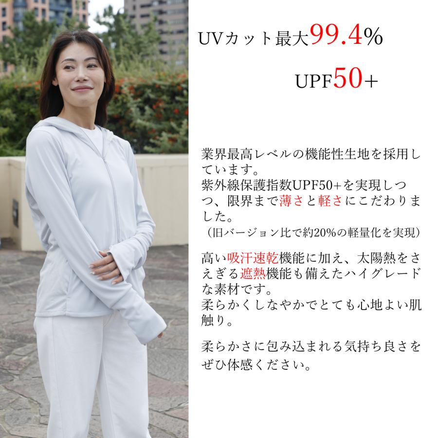 SARA パーフェクトスリムパーカー 正規販売店 UVカットパーカー UVパーカー UVカット 日本製 紫外線アレルギー SR-1095S |  | 05