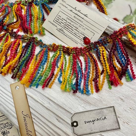 タッセル フリンジテープ 幅/5cm カラフルブレード タッセルフリンジ