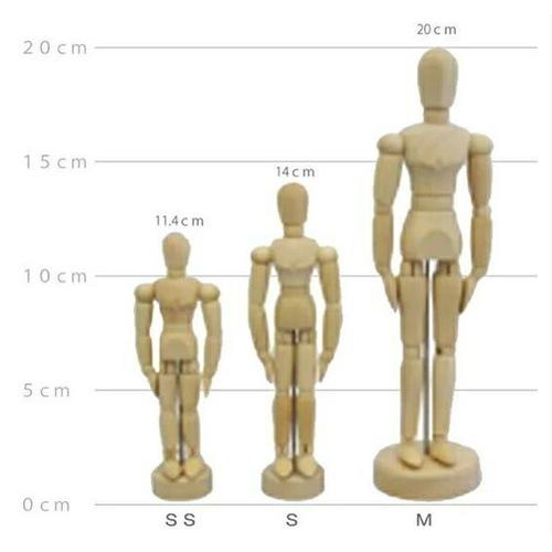 タケダ モデル人形 SS 11．4cm 木製 土台付き デッサン