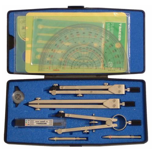 タケダ（takeda） コンパス MT型セット 5本組 中コンパス12品入り【05