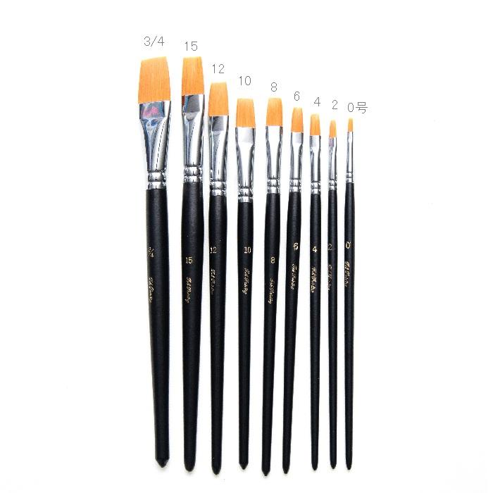 トールペイント用 ナイロン 平筆 4号 takeda タケダ 70-5430 1本入り