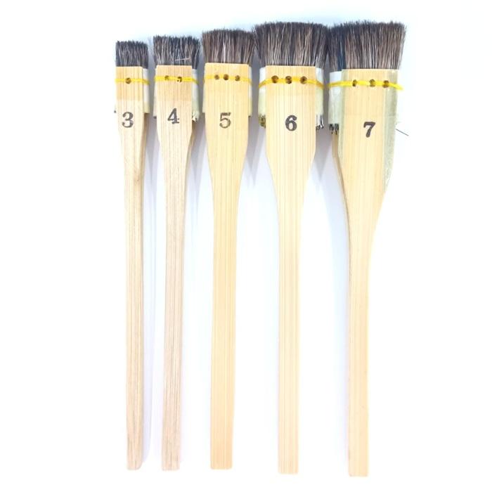 takeda ボカシ刷毛 鹿毛 4号 1本入り ( 筆 はけ ハケ スパッタリング