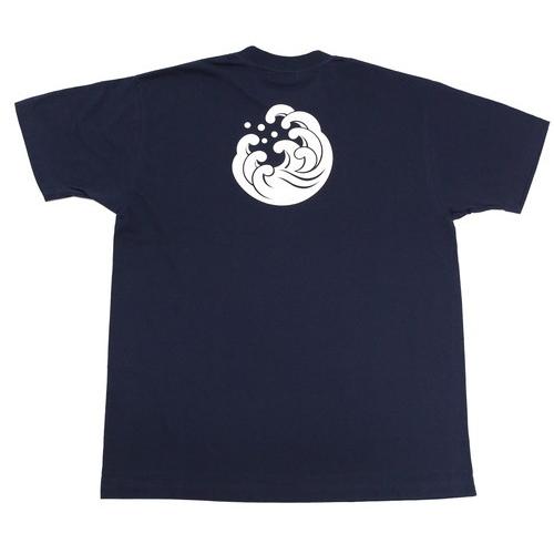 タケダ（takeda） 麿紋 maromon 半袖 Tシャツ 玉波 ユニセックス 紺