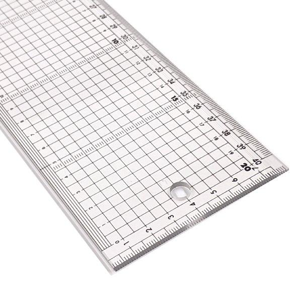 定規 直定規 40cm レイアウトマーキングスケール 840LO 420×80×3mm厚 【23-1520】CONCISE コンサイス | CONCISE | 05