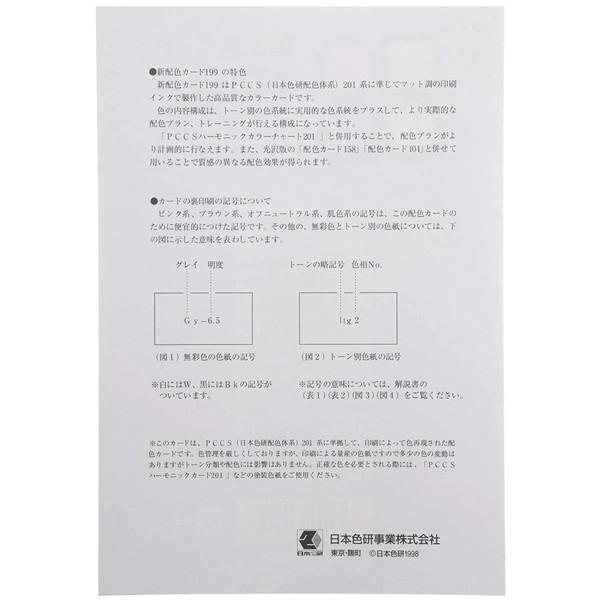 新配色カ-ド 199c 日本色研  サイズ：120×175mm | ブランド登録なし | 02