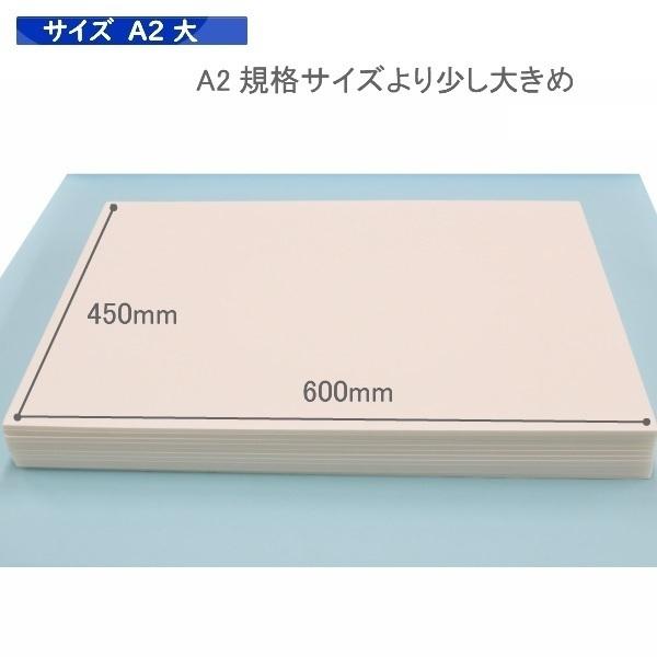 スチレンボード 5mm A2大【約600×450mm】20枚入り【送料無料 即日発送】ホワイト 両面紙貼り カッター可 着色可 板材 発砲スチロール パネル ボード 発泡ボード | ブランド登録なし | 01