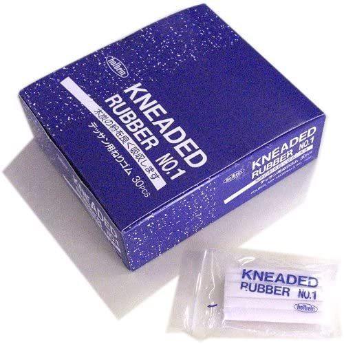 練りゴム No.1　30個入り 【木炭デッサン・カーボン画に】 KNEADED RUBBER 消しゴム 美術用品 デッサン用消しゴム 固形練りゴム デッサン修正 木炭画 カーボン画 | ブランド登録なし