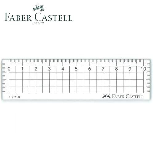 定規 Castell 方眼直定規 FE-6210 10cm | ファーバーカステル