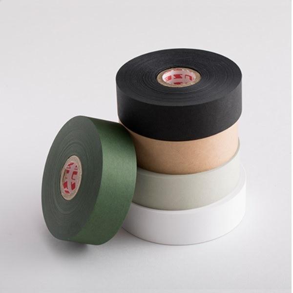 muse ミューズ カラーテープ 水貼り 白 幅25mmX長さ70m巻 1個入り 水張り 水ばり テープ 水貼りテープ 額縁用テープ パネル張り用テープ 裏打ちテープ 裏張り | ブランド登録なし